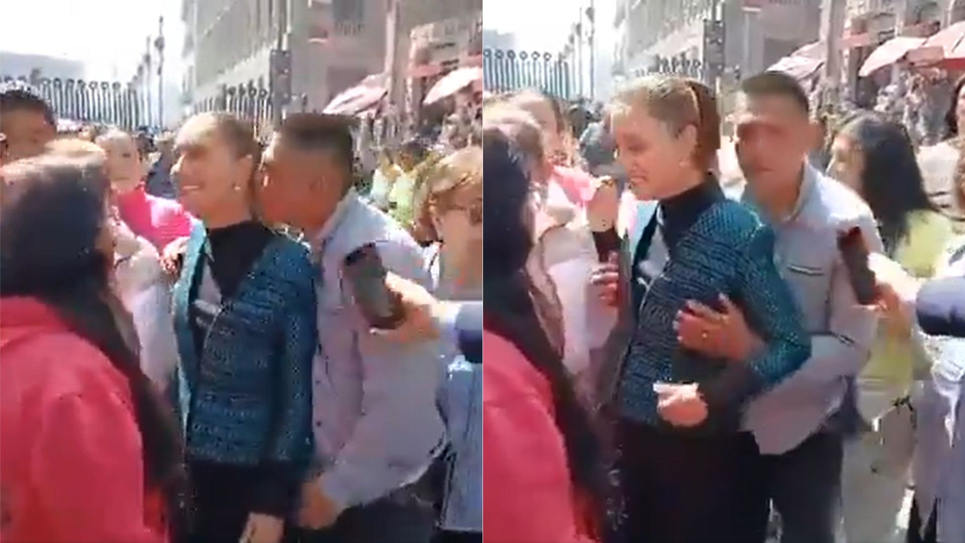 Presidente do México sofre assédio sexual na rua