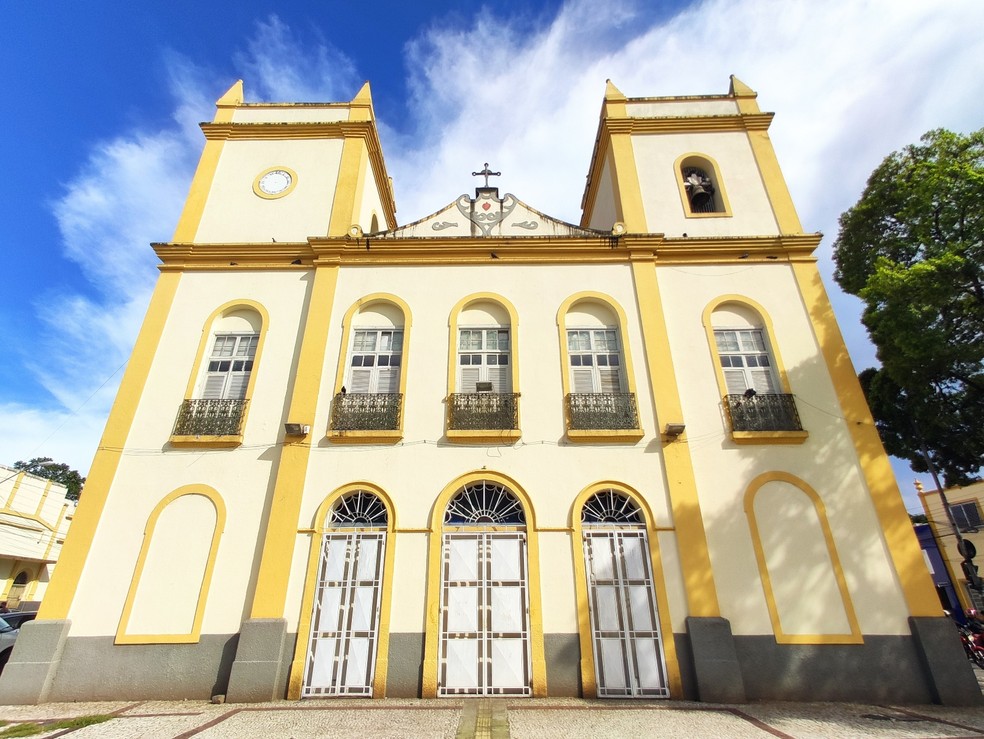 Paróquia Bom Jesus dos Aflitos, na Parangaba, ajuda a contar história do povoamento dos europeus no Ceará — Foto: Acervo Digital Fortaleza