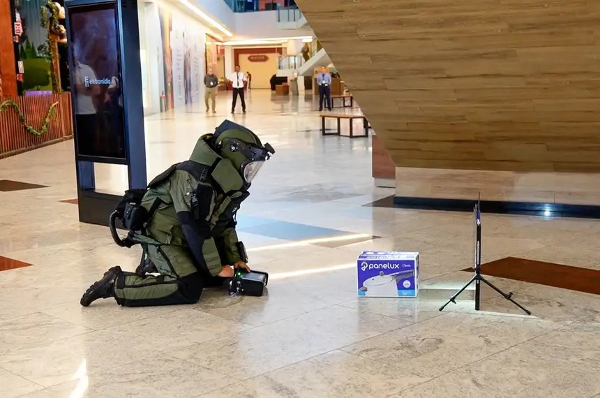 PM simula crise com explosivos em shopping de Belém como treinamento para a COP 30