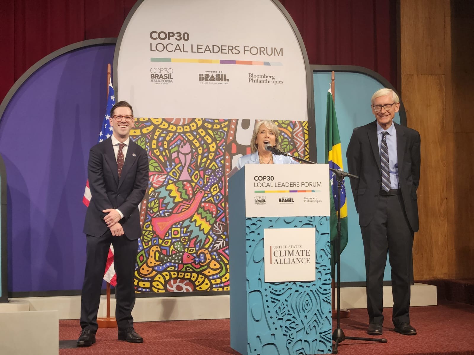 No Rio, governadores de dois estados dos EUA afirmam que política climática de Trump não afeta suas metas climáticas