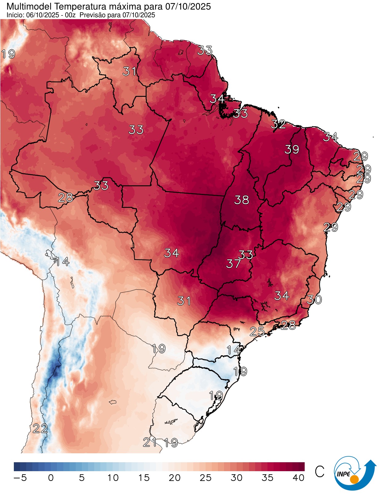 Frio avança pelo litoral de SP e RJ; calor persiste em parte do Centro-Oeste e do Sudeste nesta terça