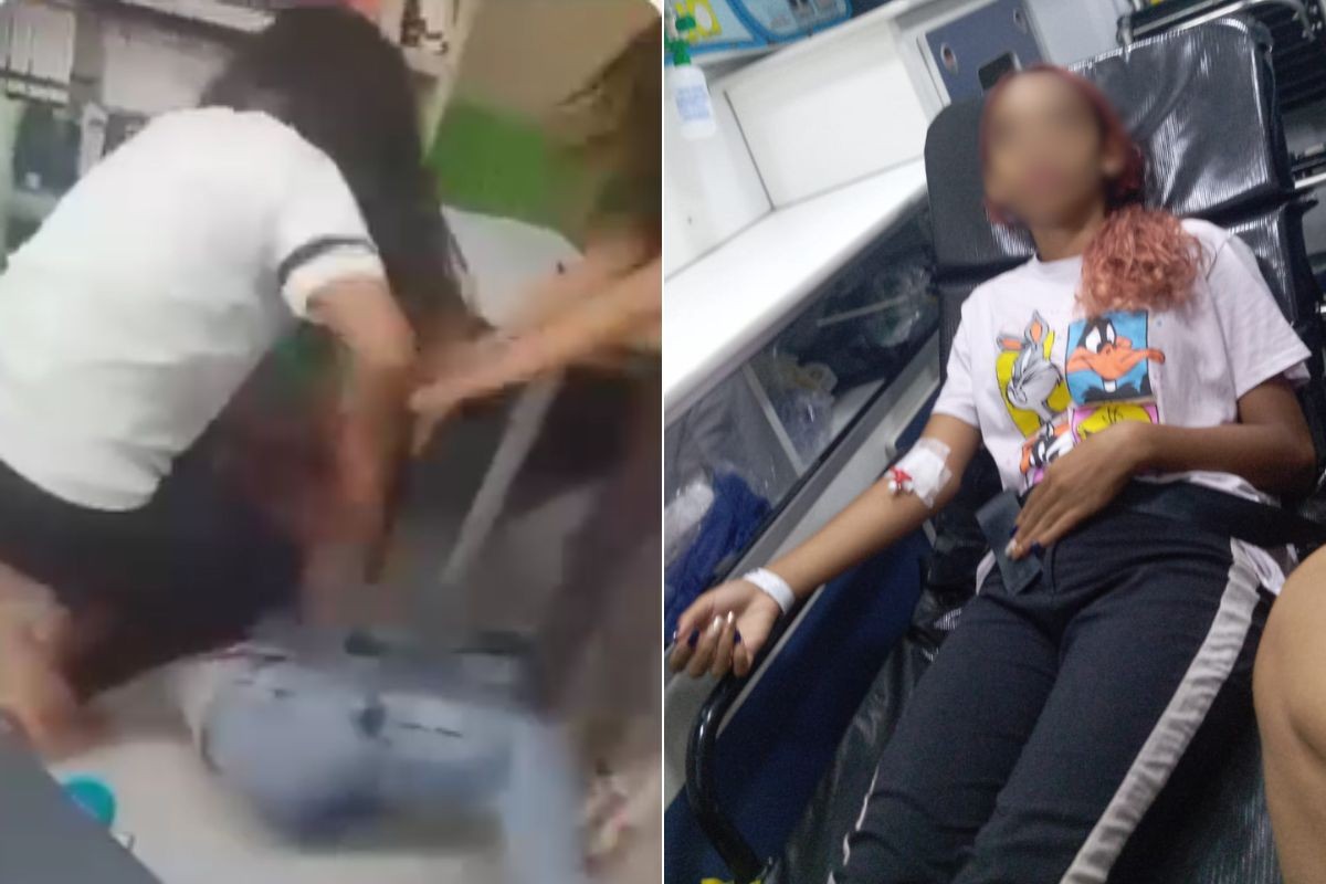 Adolescente é espancada por aluna em sala de escola estadual no litoral de SP; VÍDEO 