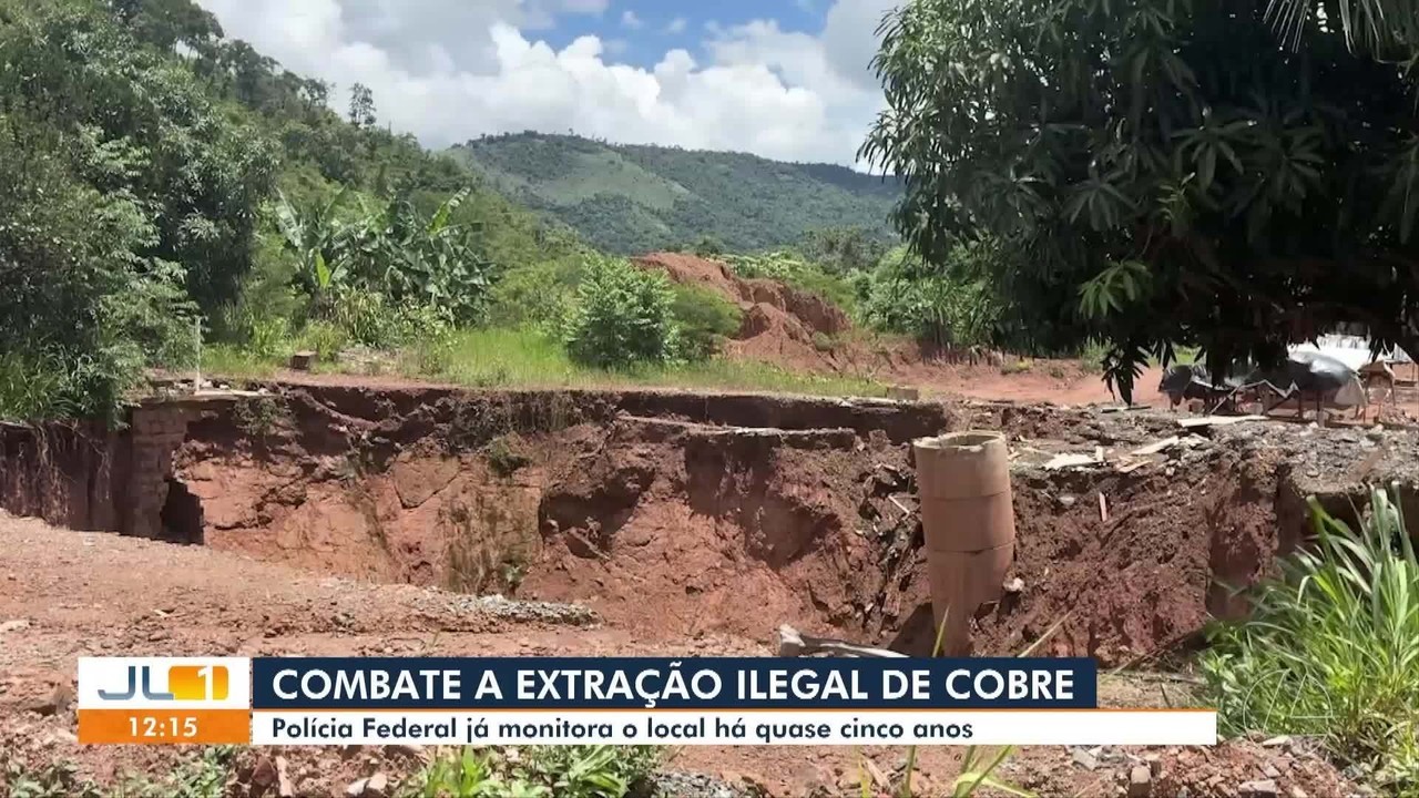 PF investiga menores trabalhando em garimpo ilegal com explosivos no entorno de parque nacional no Pará