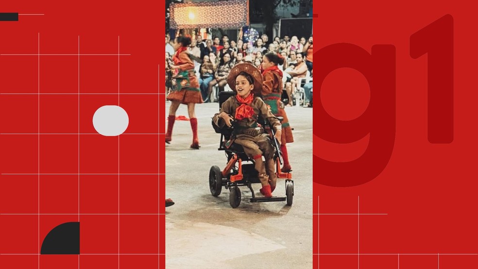 João Miguel durante apresentação de xaxado — Foto: Reprodução/Instagram