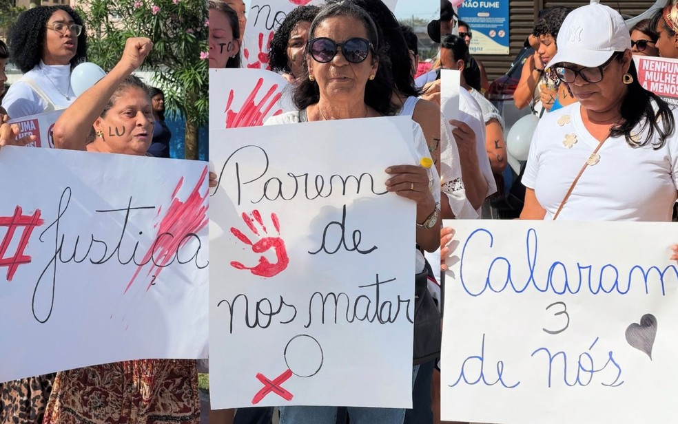 Mortes de três mulheres em praia turística da Bahia geram grande protesto — Foto: Reprodução/Redes Sociais