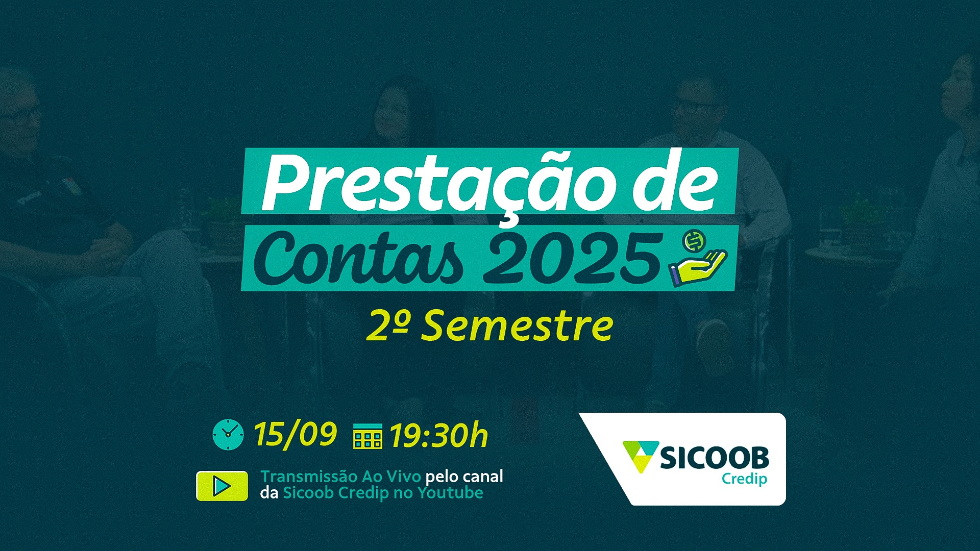 Sicoob Credip realiza reunião de prestação de contas em formato podcast 