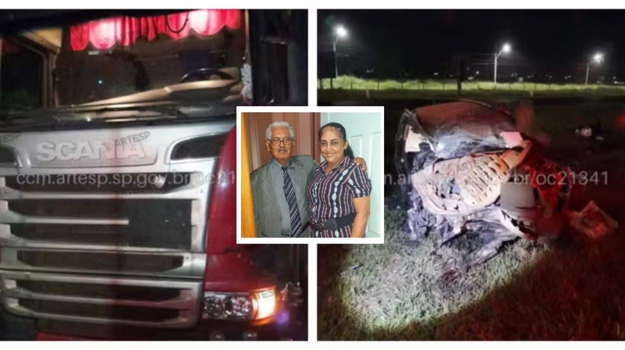 Pai e filha morrem após grave acidente no interior de SP