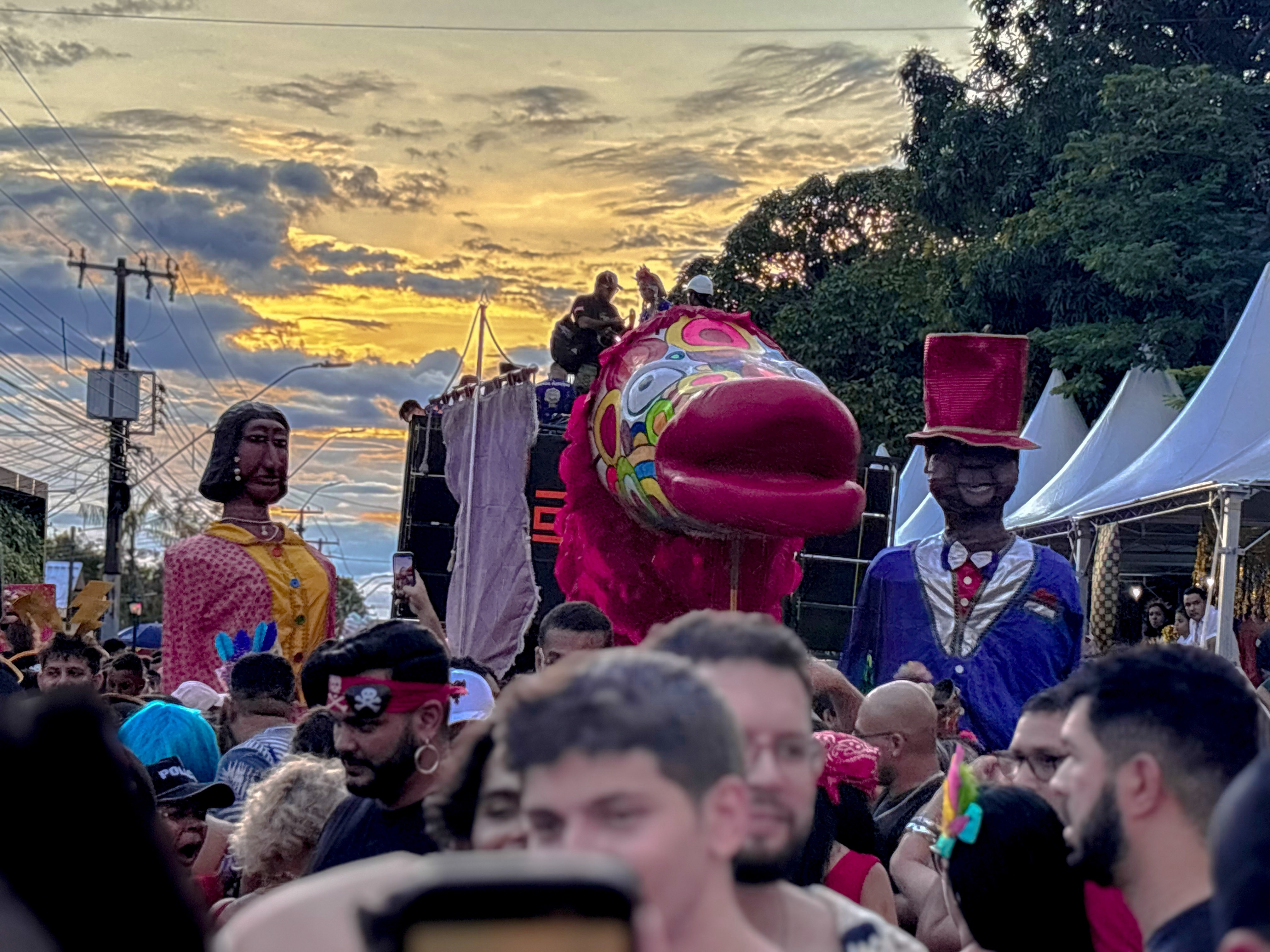 FOTOS: Bloco Pirarucu do Madeira arrasta foliões e marca 33 anos de tradição em Porto Velho