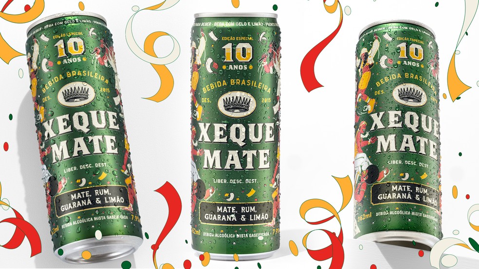 Lata comemorativa dos dez anos do Xeque Mate — Foto: Divulgação/Xeque Mate