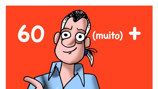 O Gatão de Meia-idade abre o jogo sobre envelhecer - Aos 75 anos, o cartunista Miguel Paiva cria um desenho inédito do seu personagem para o g1 e diz: “o importante é fazer o que te deixa feliz”
