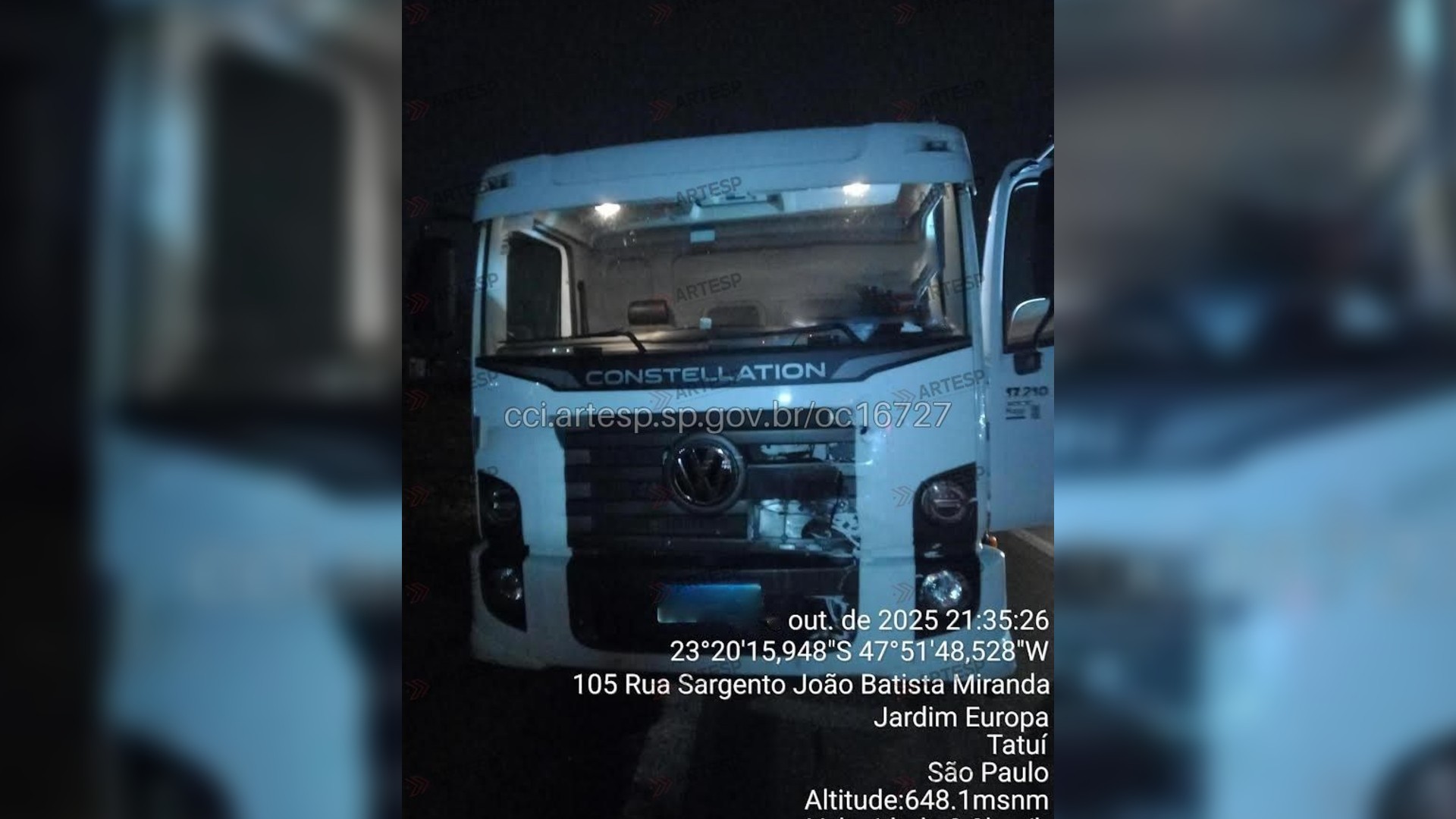 Homem morre ao ser atropelado por caminhão em rodovia de Tatuí