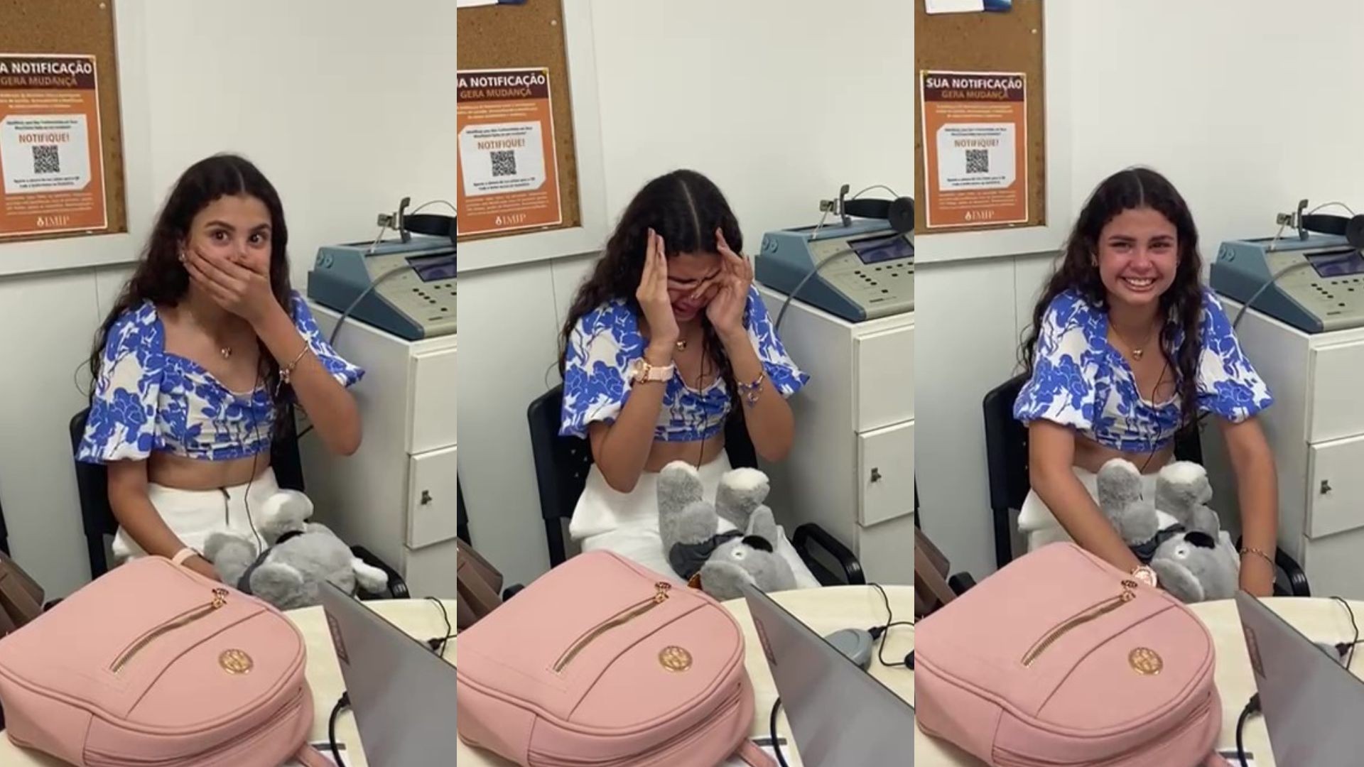 Adolescente que viralizou ao ouvir voz da mãe pela primeira vez após implante sonha com outros sons: 'Quero muito escutar barulho do mar'