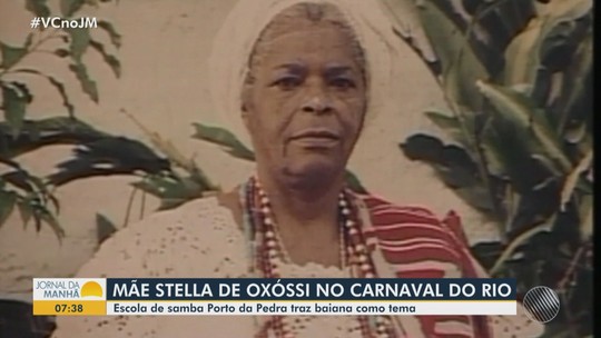 Mãe Stella de Oxóssi é tema de desfile de escola de samba no Rio de Janeiro; confira enredo - Programa: Jornal da Manhã 