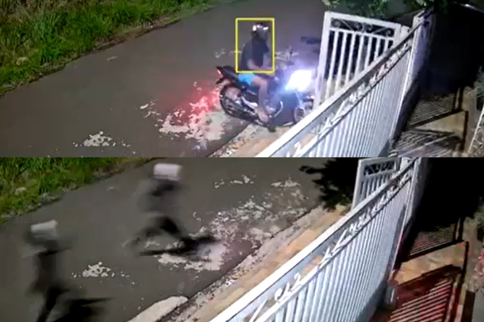 Vítima chegava em casa quando foi abordada e executada por dois homens com máscaras de palhaço — Foto: Reprodução