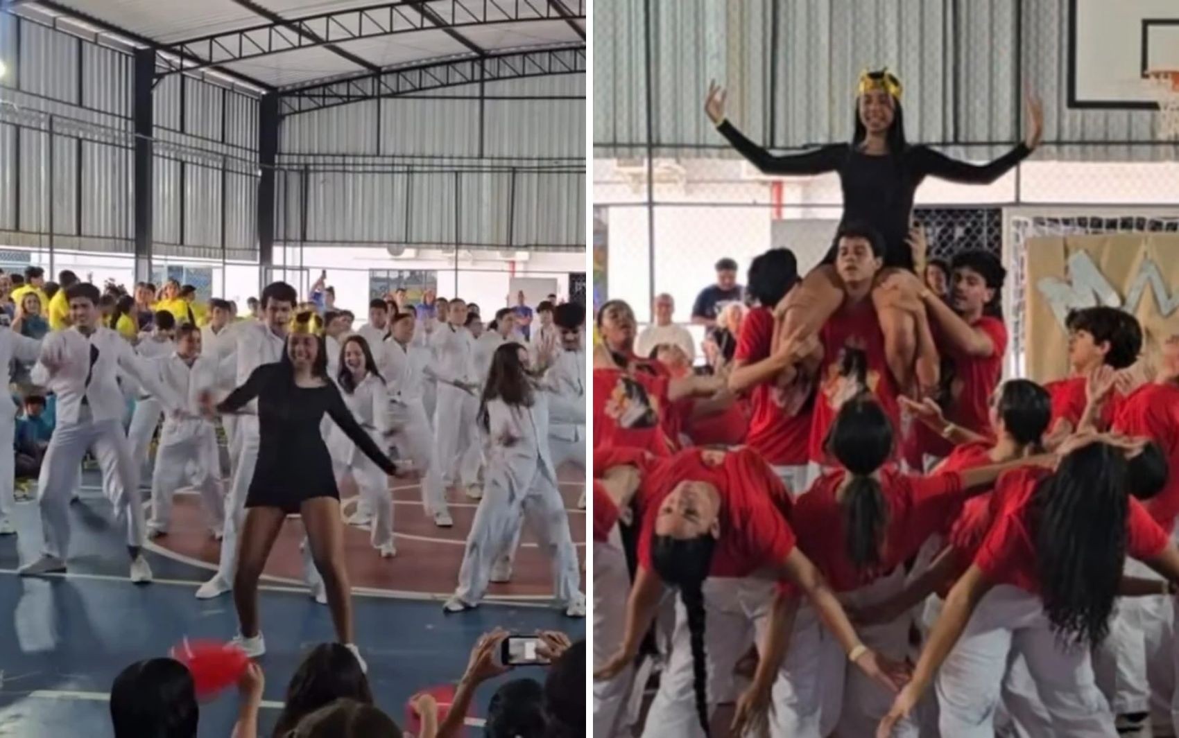 Estudantes fazem homenagem a Marília Mendonça, e apresentação de dança emociona: ‘Chorei do início ao fim’ 