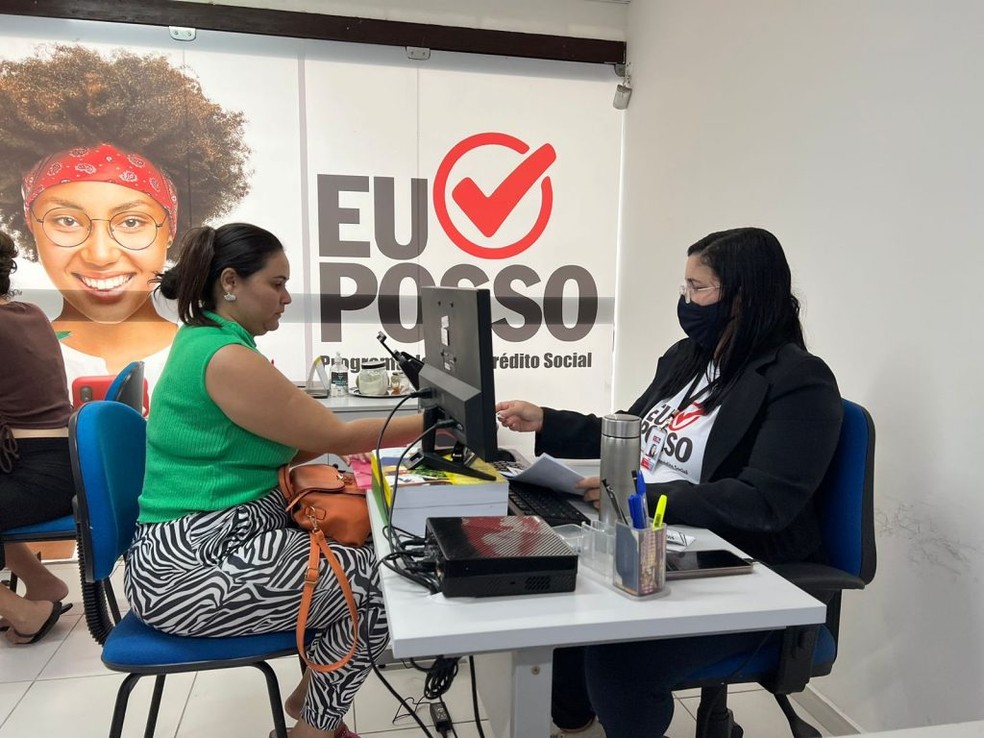 Atendimento do programa Eu Posso — Foto: PMJP / Divulgação