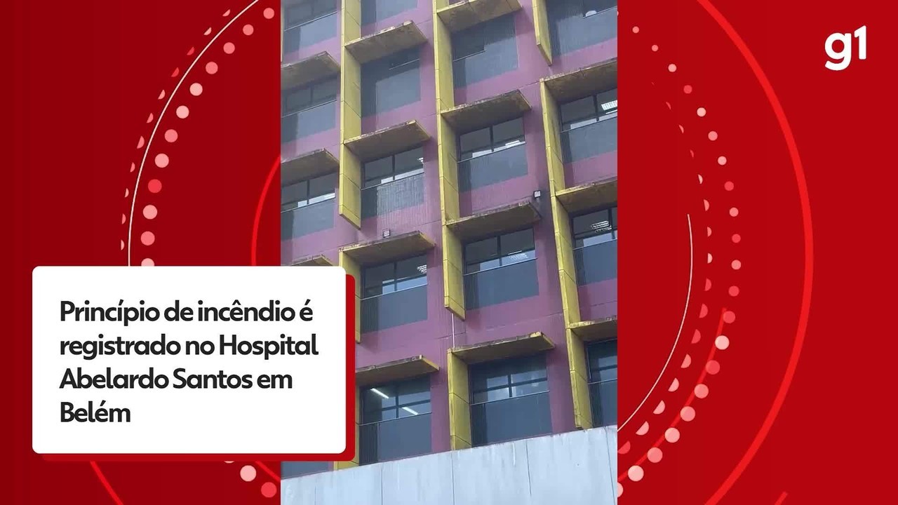 Princípio de incêndio atinge ala de UTI do maior hospital público do Pará, em Belém