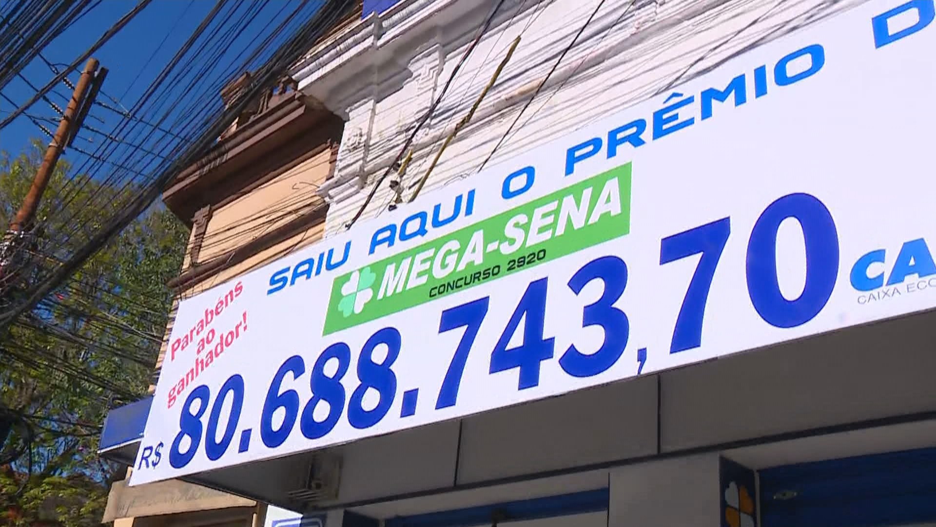 Mega Sena de R$ 80 milhões: aposta foi feita em lotérica da mesma família de local sorteado na Mega da Virada de 2024