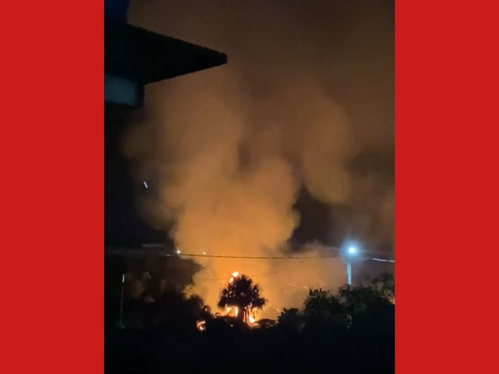 Incêndio atinge área de vegetação próxima à construção de CAPS no interior do Acre
