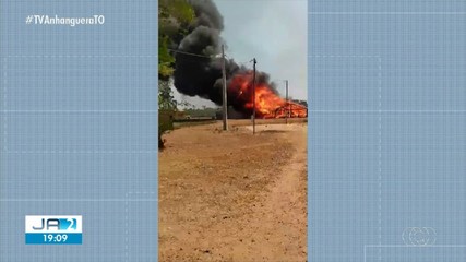 Incêndio destrói casa em aldeia indígena no interior do Tocantins