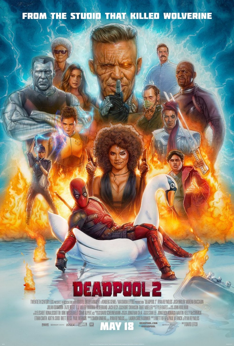 Deadpool 2 ganha p ster do est dio que matou Wolverine e trilha