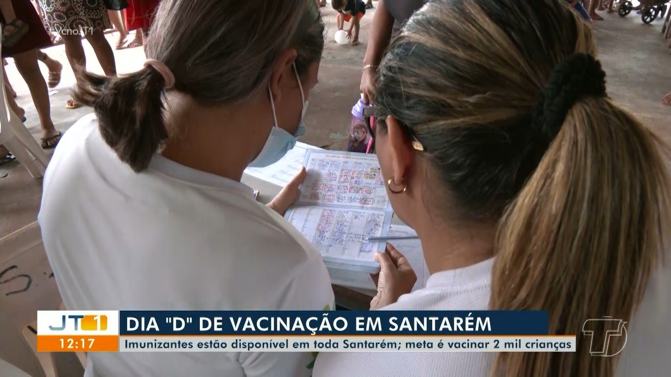 Campanha de multivacinação mobiliza famílias e registra grande adesão em Santarém