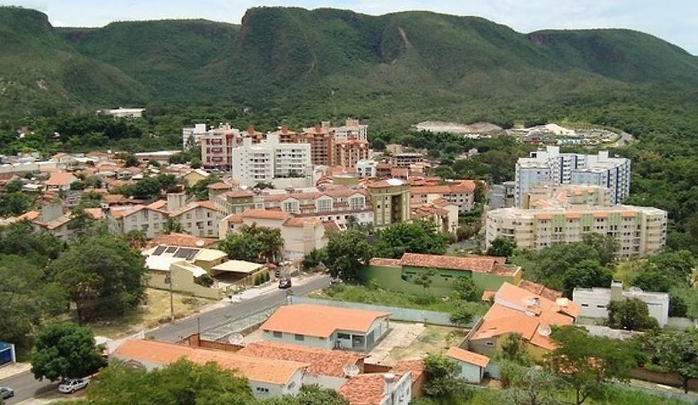 Vista area da Cidade de Rio Quente (GO)  Foto: Reproduo / Prefeitura de Rio Quente