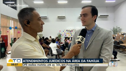Defensoria Pública leva mutirão de atendimentos na área da família para Araguaína