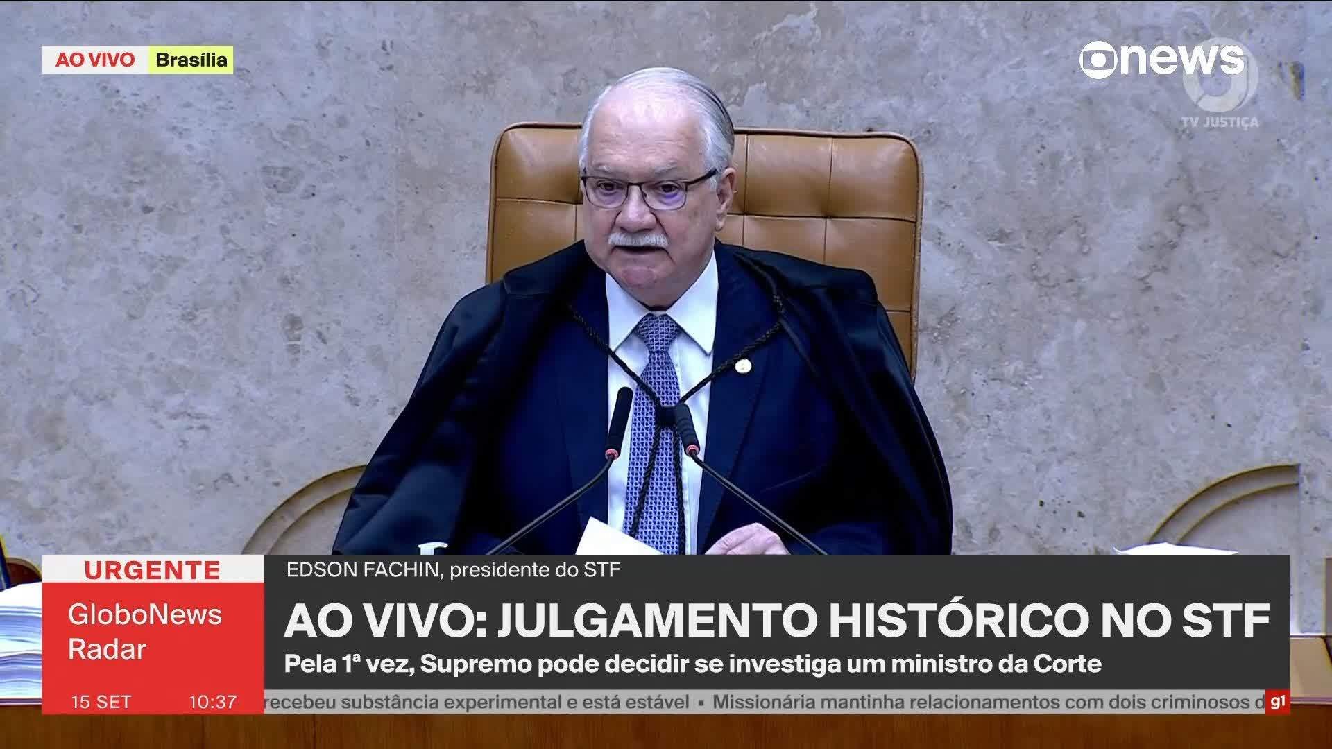 Vídeos: Sessão do STF que vai analisar relatório da PF sobre relação entre Moraes e Vorcaro