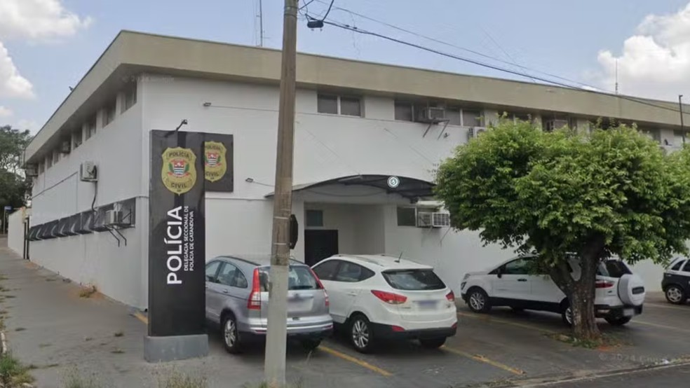 Delegacia da Polícia Civil em Catanduva (SP) — Foto: Google Street View/Reprodução
