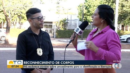 Agente explica como é feito o reconhecimento e a liberação de corpos pelo IML