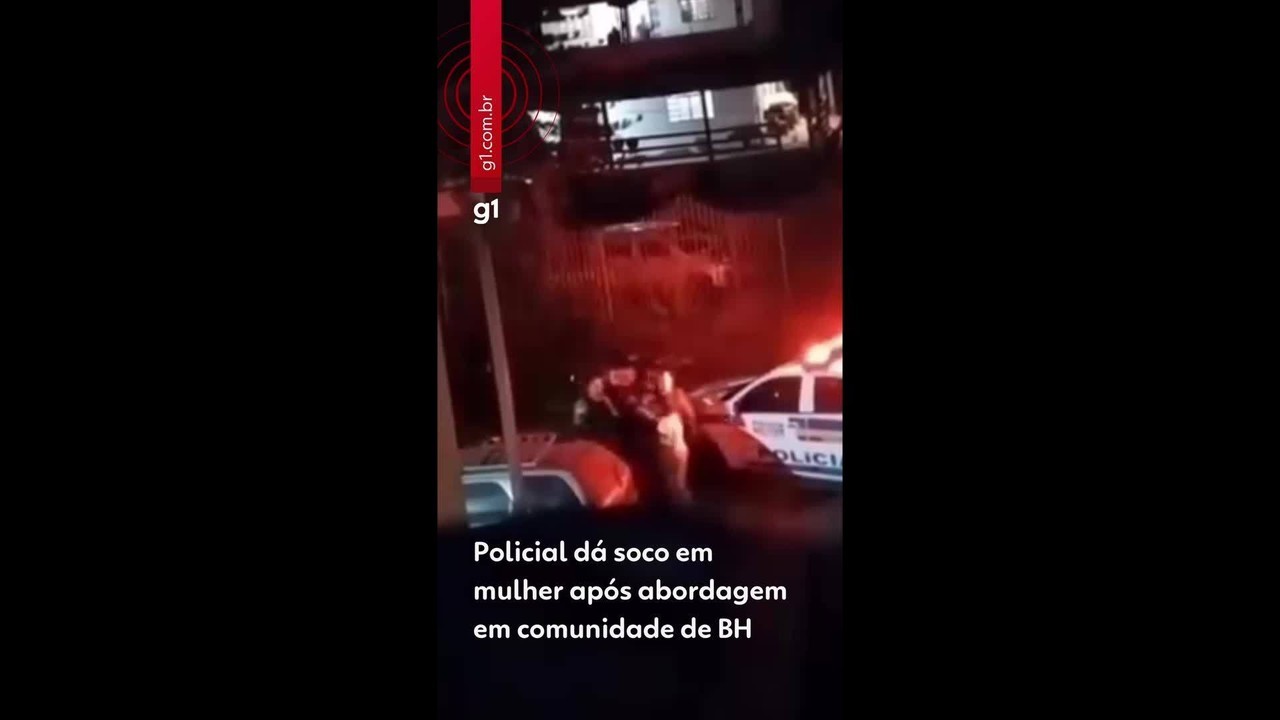 Abordagem policial em comunidade de BH termina com mulher agredida com soco e bala de borracha; VÍDEO