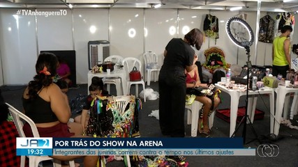 Integrantes das juninas correm contra o tempo para últimos ajustes