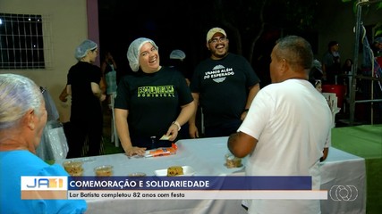 Lar Batista comemora 82 anos com festa