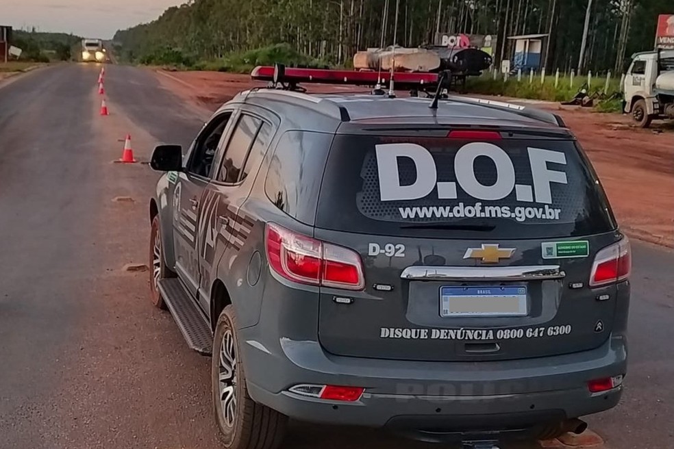Viatura do Departamento de Operações de Fronteira (DOF) em Mato Grosso do Sul (MS). — Foto: Ilustrativa/Governo de MS