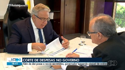 Governador em exercício anuncia medidas para cortar gastos; confira