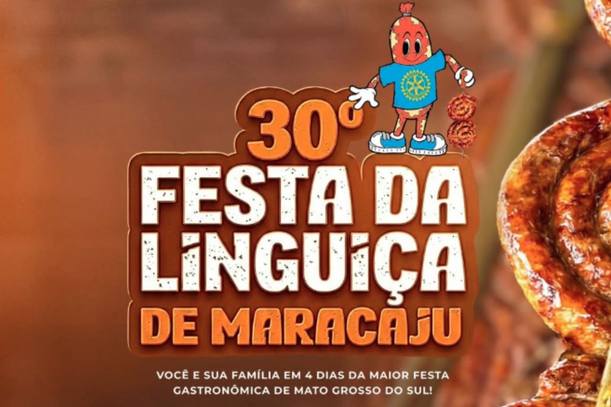 Festa na 'cidade da linguiça' celebra 30 anos de tradição com churrasco e shows sertanejos