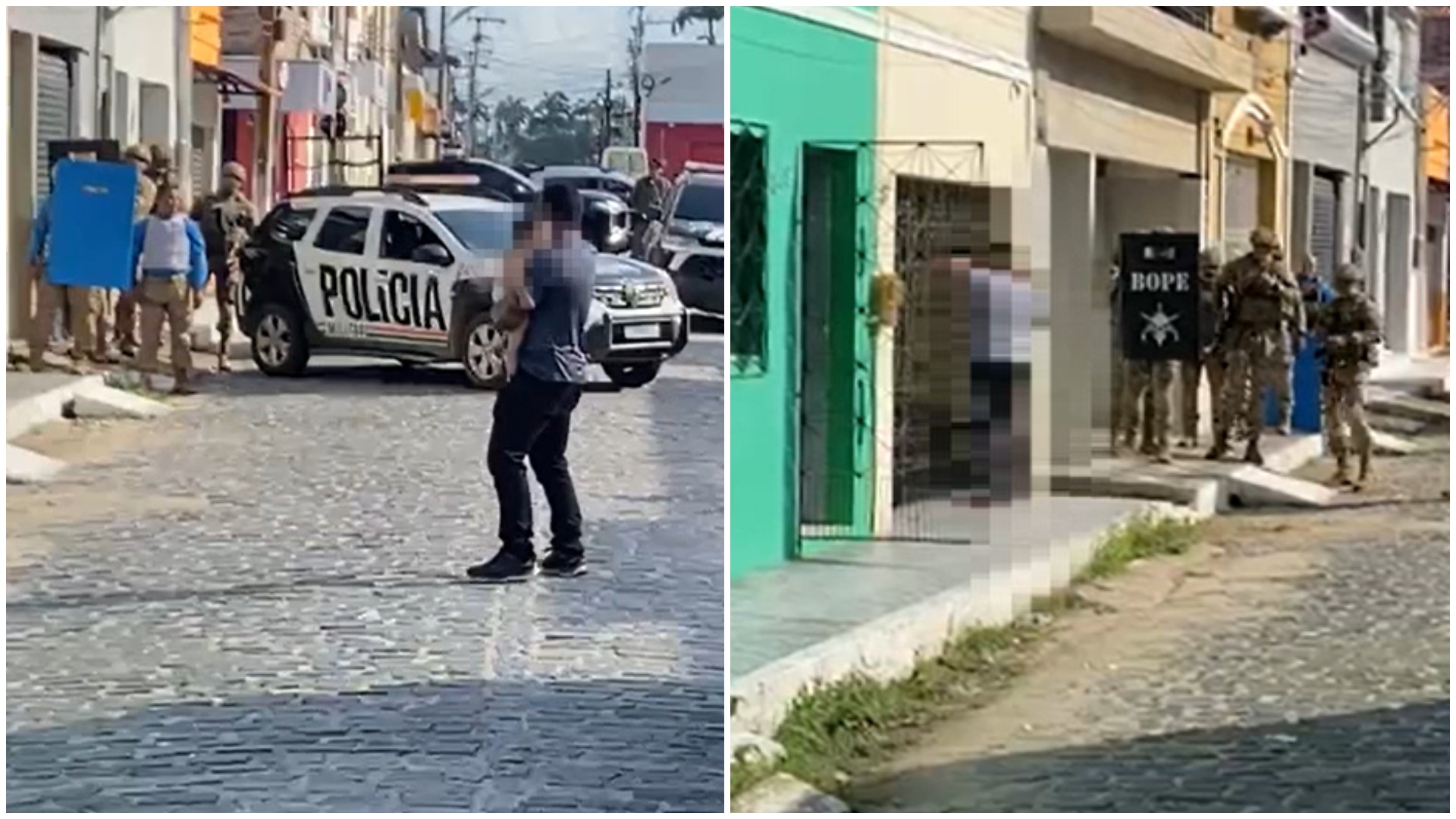 Colombiano é preso após manter filho bebê refém na Grande Fortaleza; vídeo