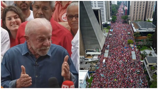 Lula faz ato na Paulista e pede que eleitores convençam quem não votou no 1º turno
