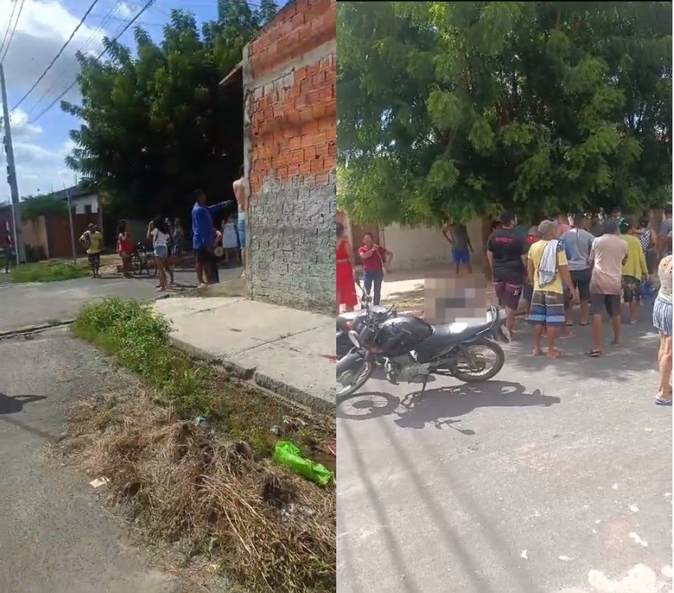 Homem é morto a tiros em rua da Zona Norte de Teresina — Foto: Reprodução
