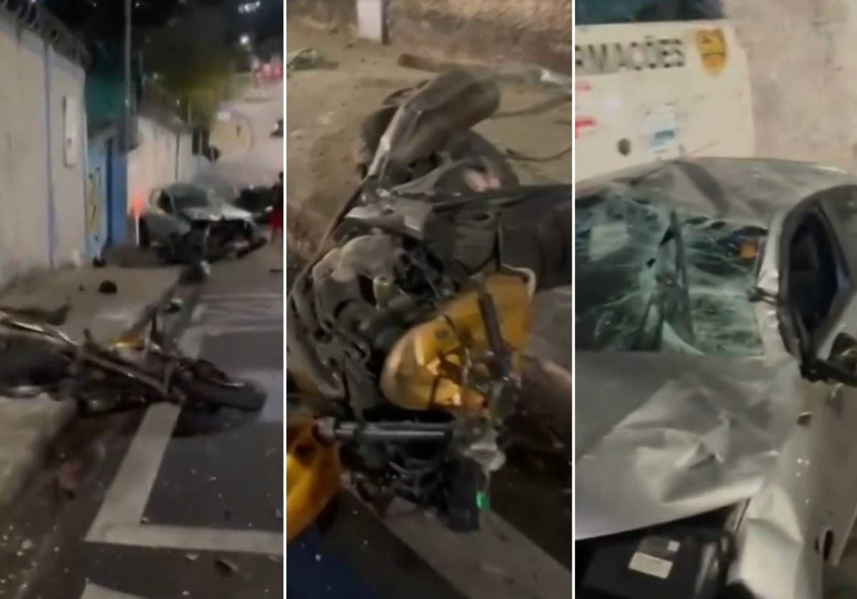Entregador morre após ser atingido por carro em alta velocidade; motorista foge sem prestar socorro