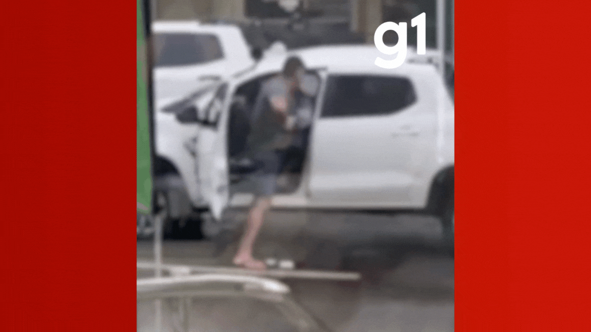 VÍDEO: briga de trânsito causada por batida termina com motorista esfaqueado em MT