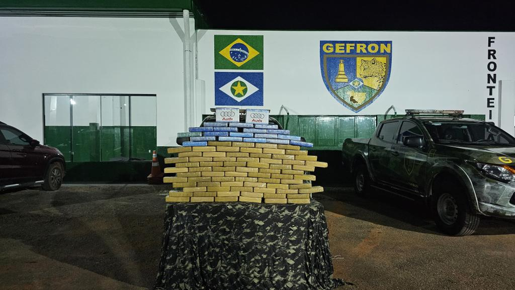 Acidente de trânsito na fronteira de MT com a Bolívia leva à apreensão de 146 kg de drogas