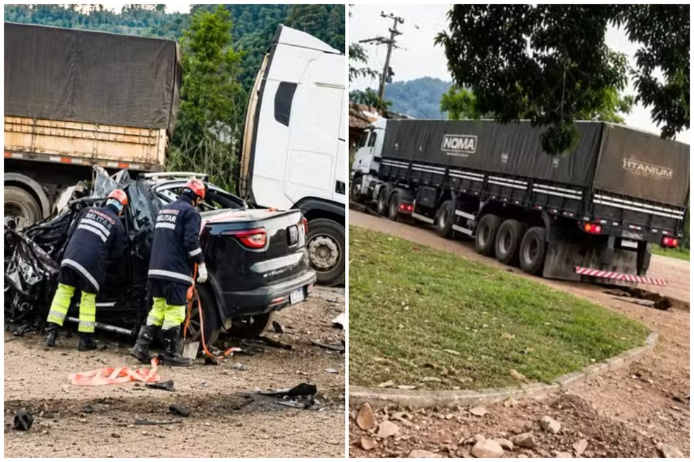 Acidente na BR-364 deixa 5 mortos — Foto: Caique Brilhante
