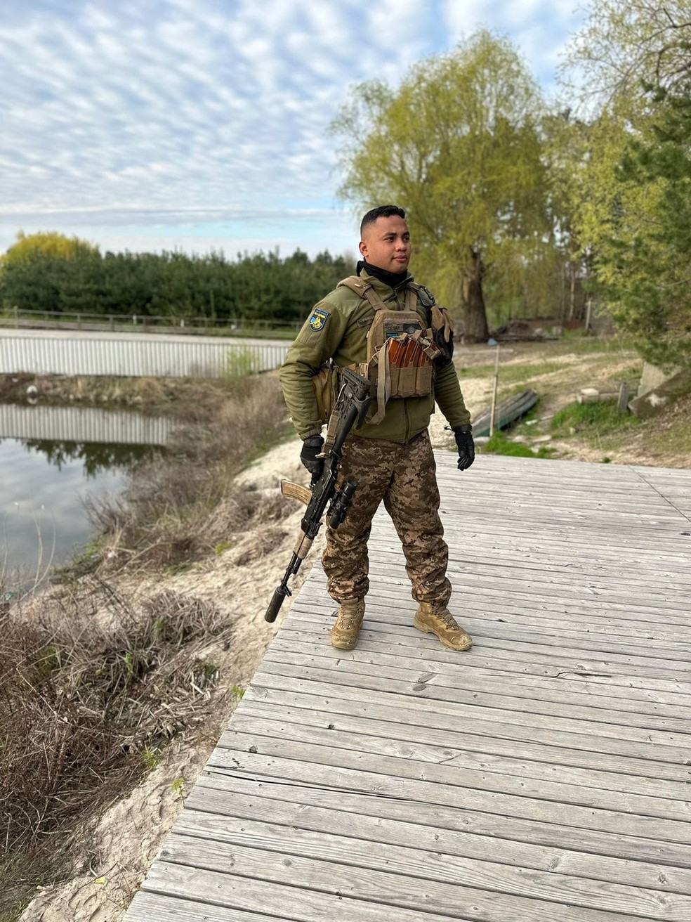 Júlio César Sales Soeiro, 23 anos, era de Rondônia e morreu em combate na Ucrânia — Foto: Reprodução/Redes sociais