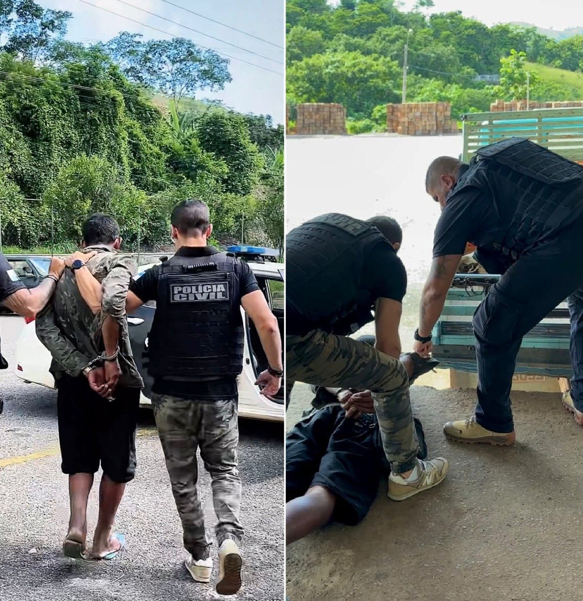 Dois condenados por estupro de vulnerável são presos no Noroeste Fluminense