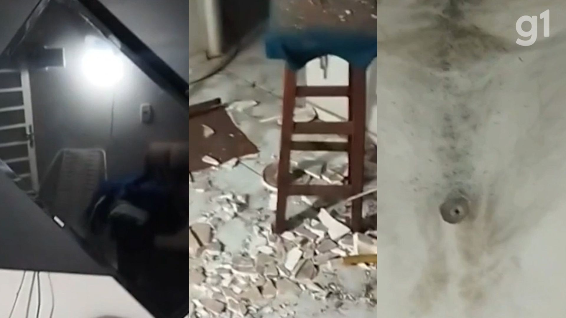 VIDEO: Raio atinge casa em Timon e danifica teto e eletrodomésticos; ninguém ficou ferido