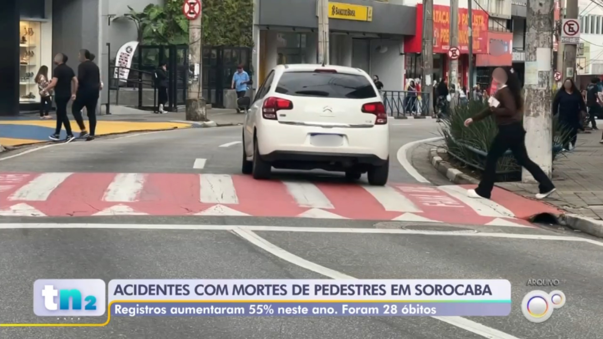 Pedestres representam 34% dos mortos no trânsito de Sorocaba nos primeiros oito meses de 2025