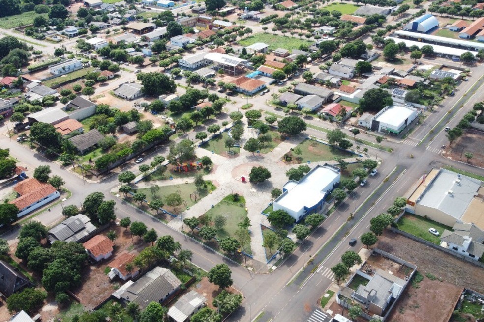 Santa Rita do Trivelato está entre os 7 maiores PIBs per capita do país — Foto: Prefeitura Santa Rita do Trivelato