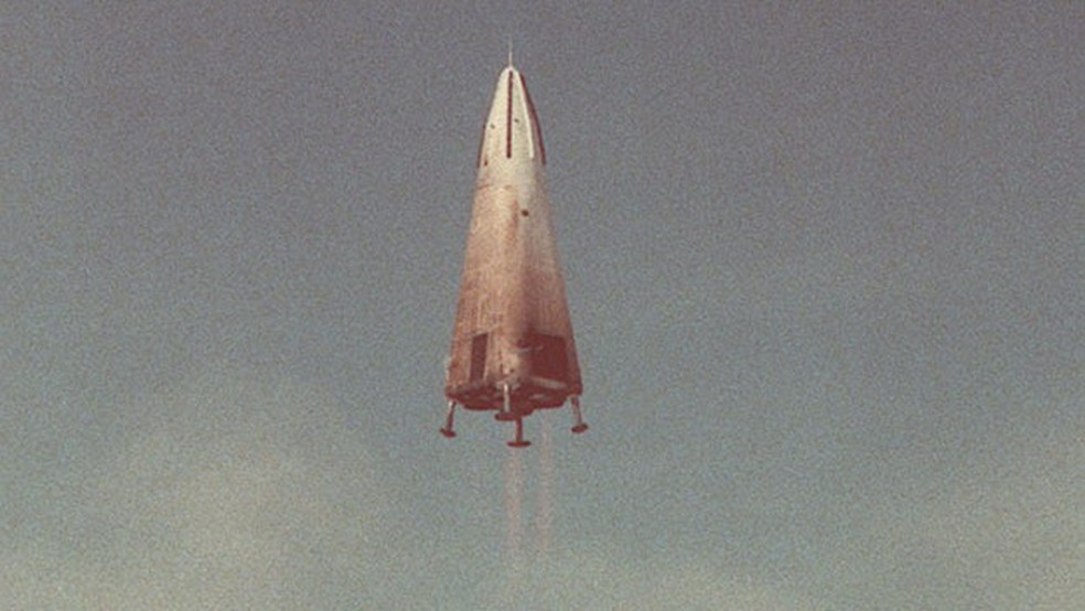 Delta Clipper (DC-X) foi um conceito de foguete capaz de pousar verticalmente — Foto: Nasa/Wikimedia Commons